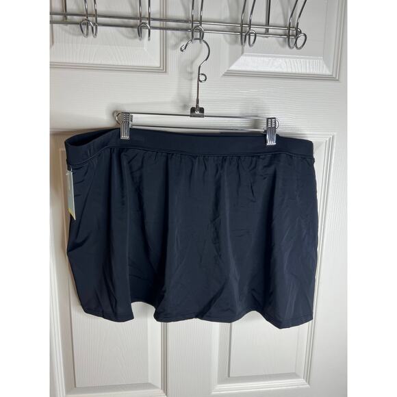 Bal Harbour Women's Tummy Control UPF 50+ Swim Skirt Black NEW ~ Size XXL - Picture 5 of 6